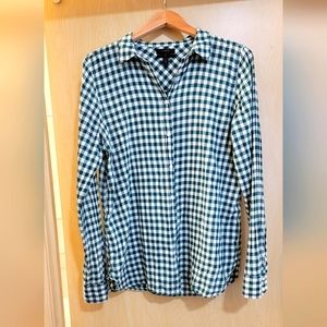JCrew Gingham Button Down
